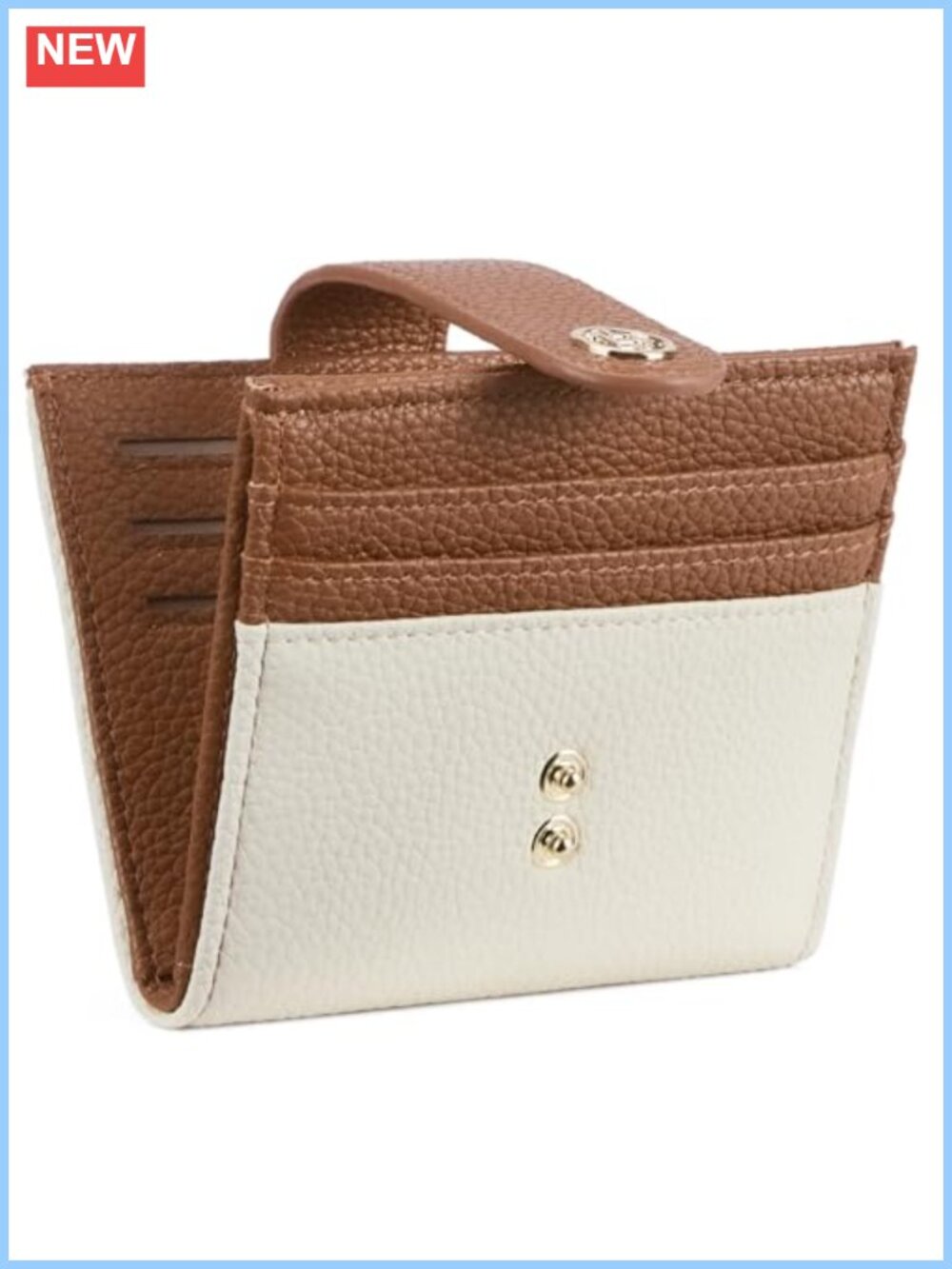 Slim Bifold Wallet RFID Blocking Credit Card Holder PU Leather